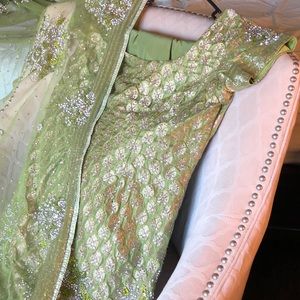 SALE!! Olive Green Indian/Pakistani Salwar Suit